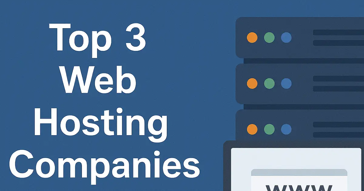 Read more about the article Top 3 Web Hosting Company For Small Website